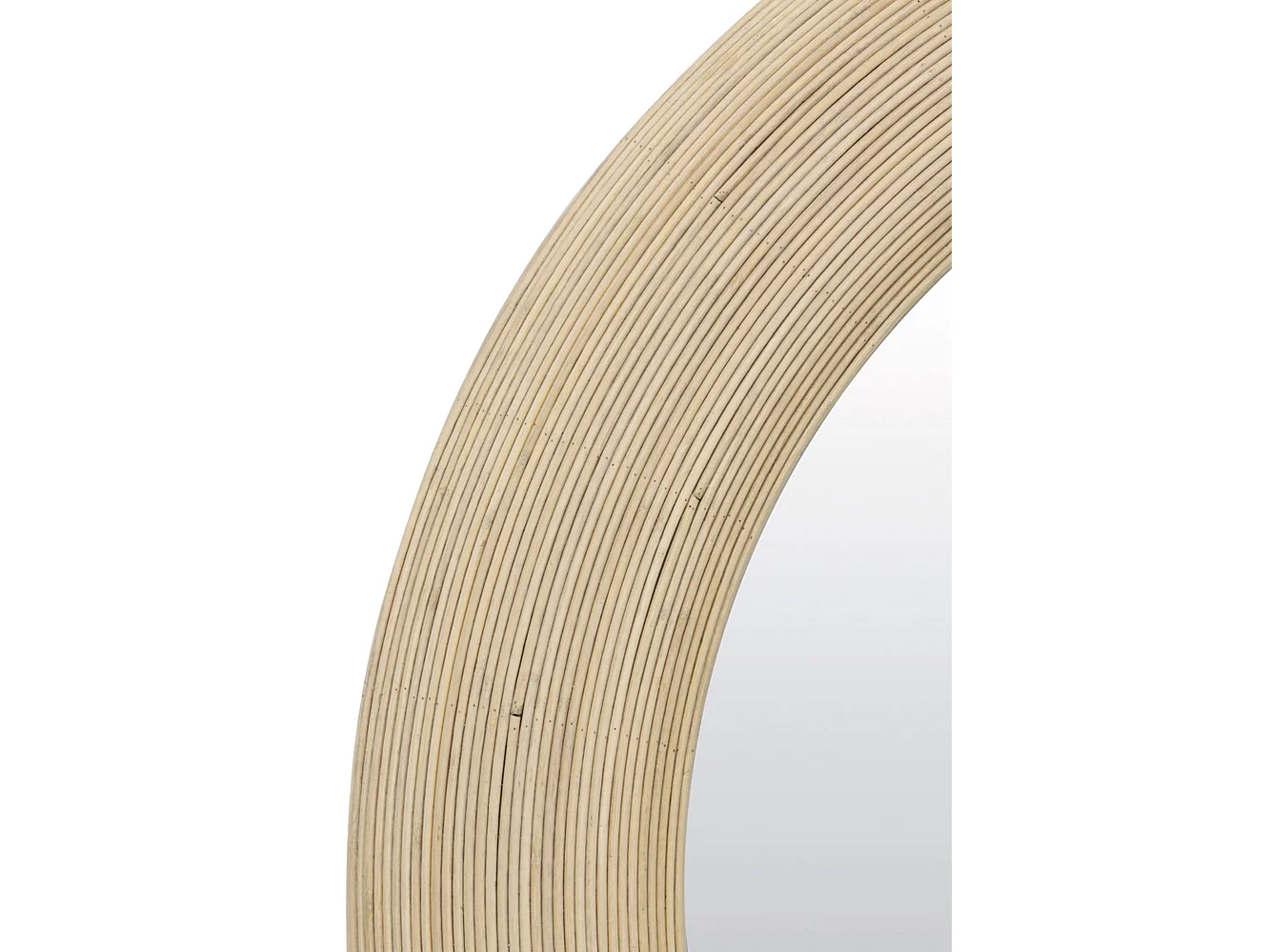 Miroir PIEDRE - 109,5x4,5x109,5cm - Marron