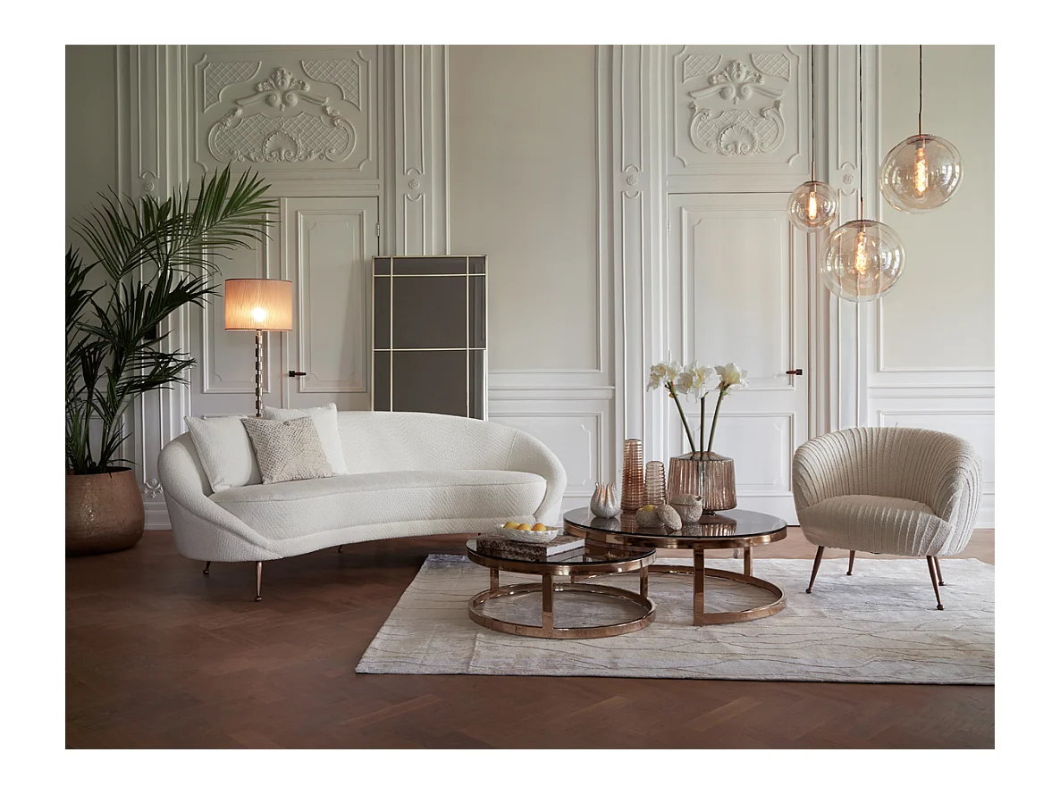 Miroir RINCON - 77x3x183cm - Doré