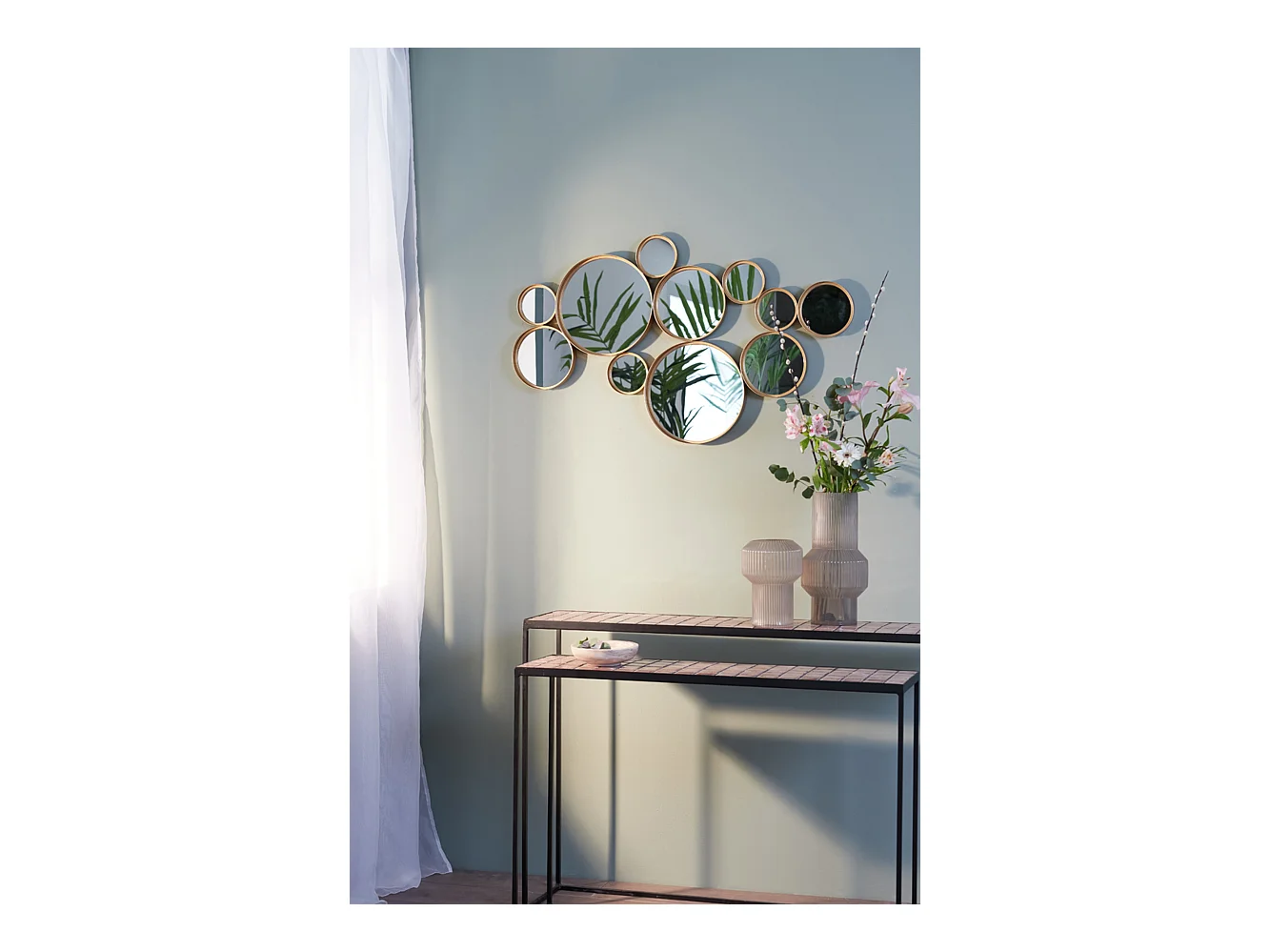 Spiegel CIELO - 99x3,5x57,5cm - Gold