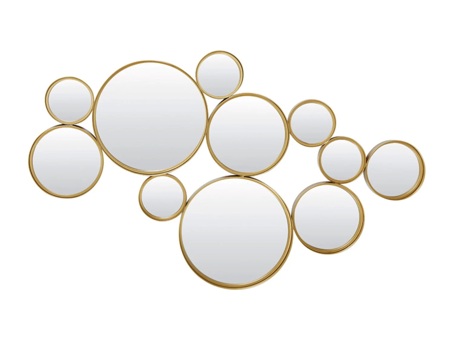 Miroir CIELO - 99x3,5x57,5cm - Doré