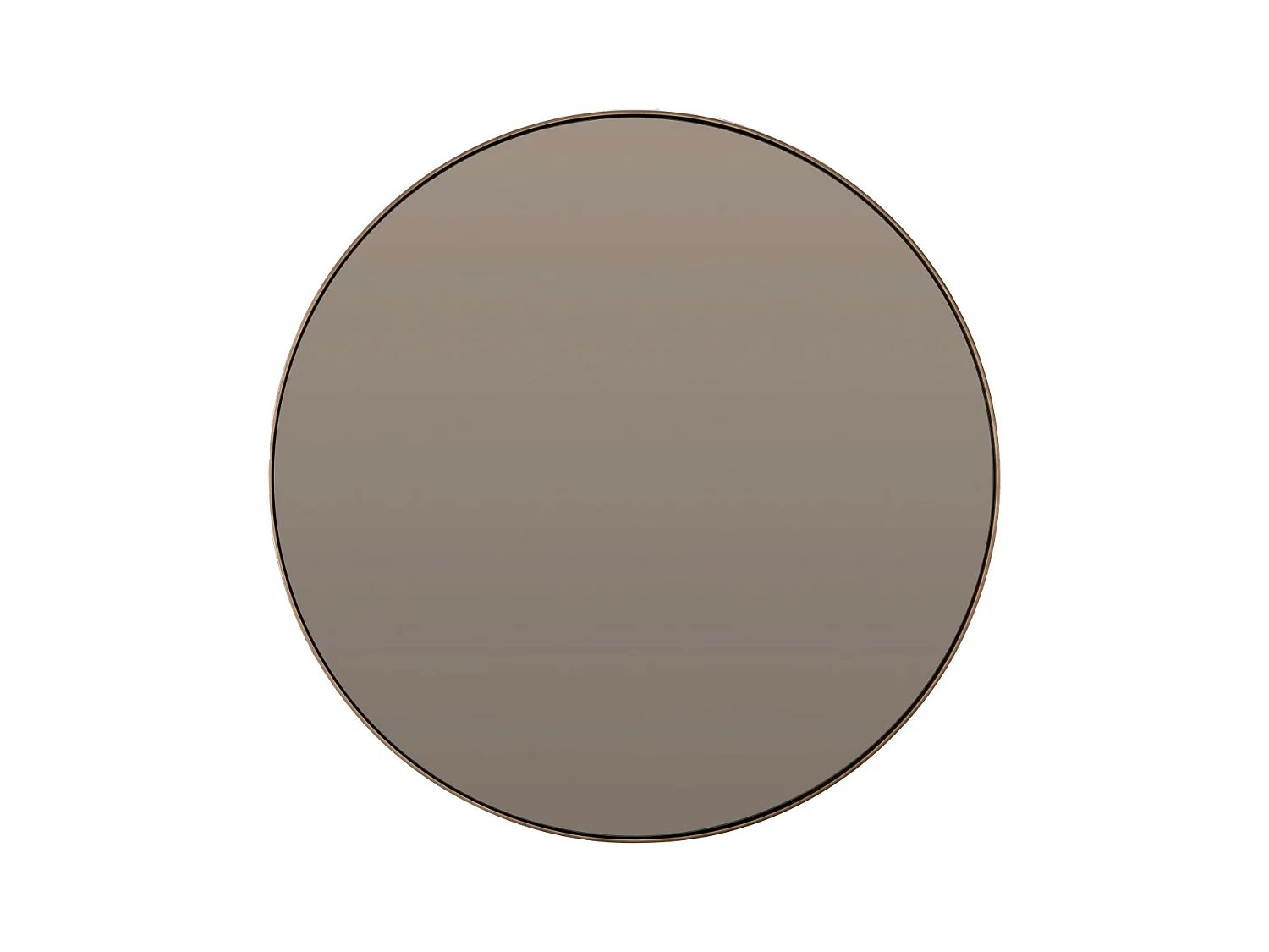 Miroir ESPEJO - 96x1,5x96cm - Marron