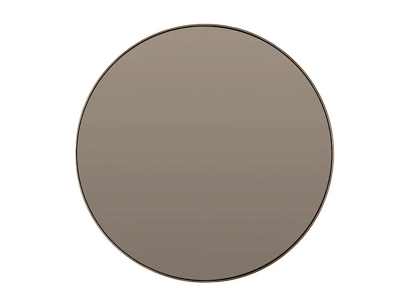 Spiegel ESPEJO - 96x1.5x96cm - Bruin