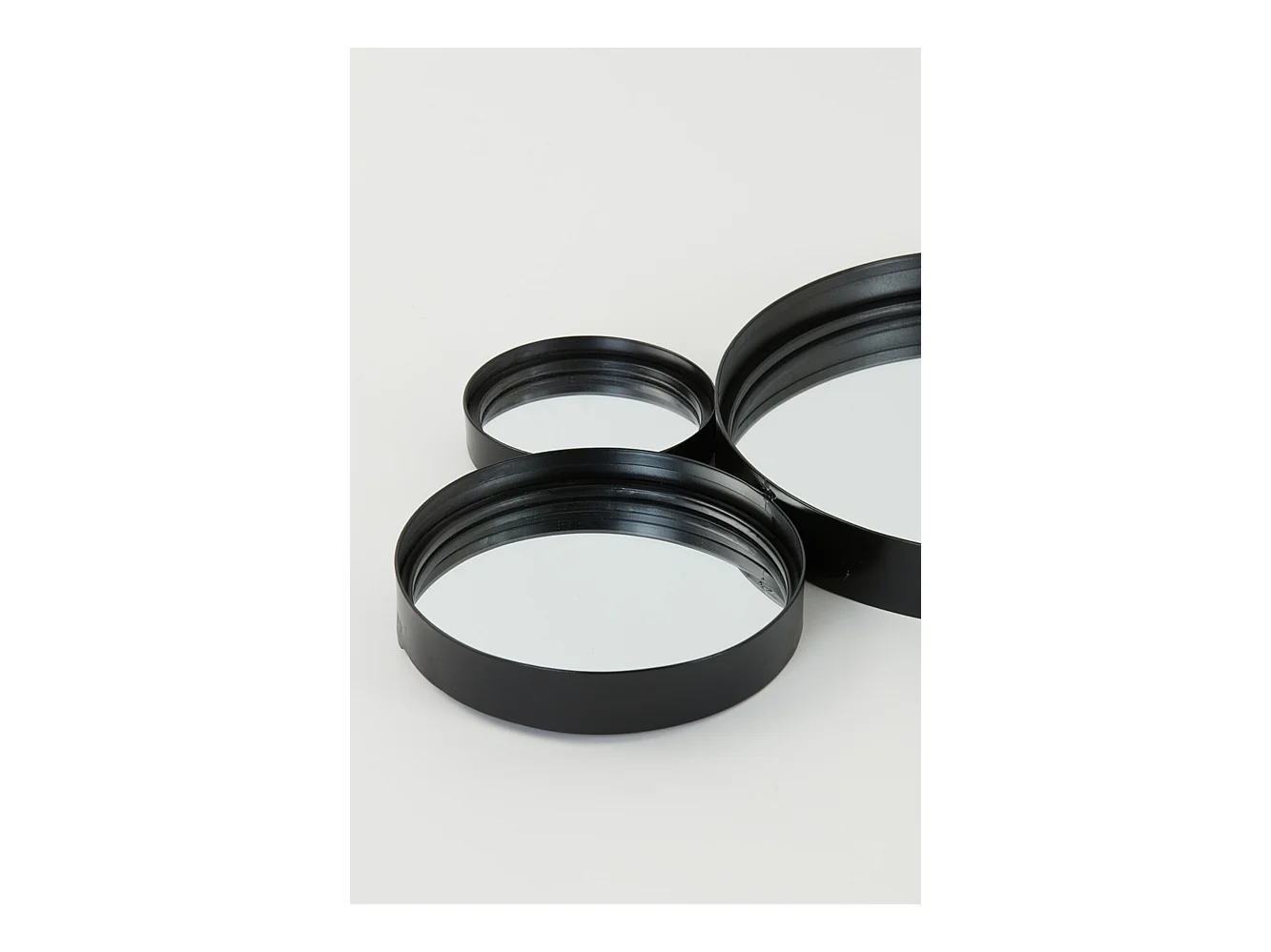 Spiegel CIELO - 99x3.5x57.5cm - Zwart