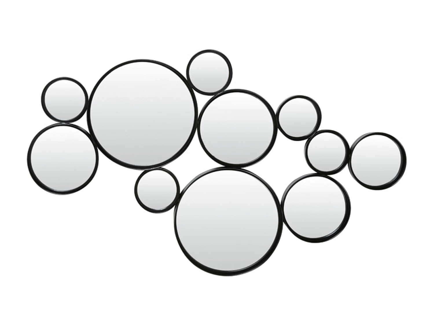 Miroir CIELO - 99x3,5x57,5cm - Noir