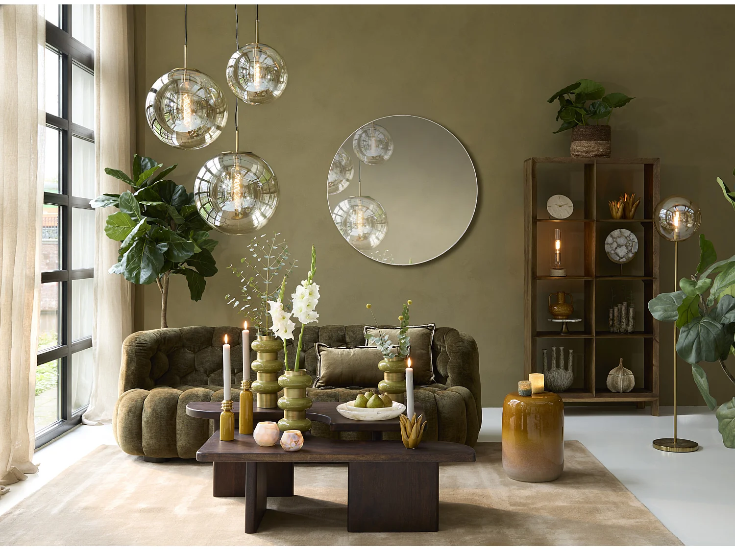 Miroir ESPEJO - 116x1,5x116cm - Blanc