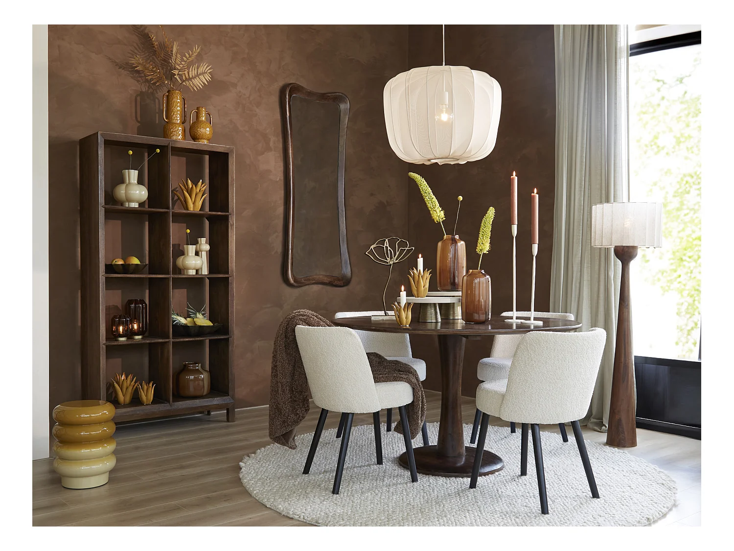 Miroir ALAMOS - 68x6x160cm - Marron