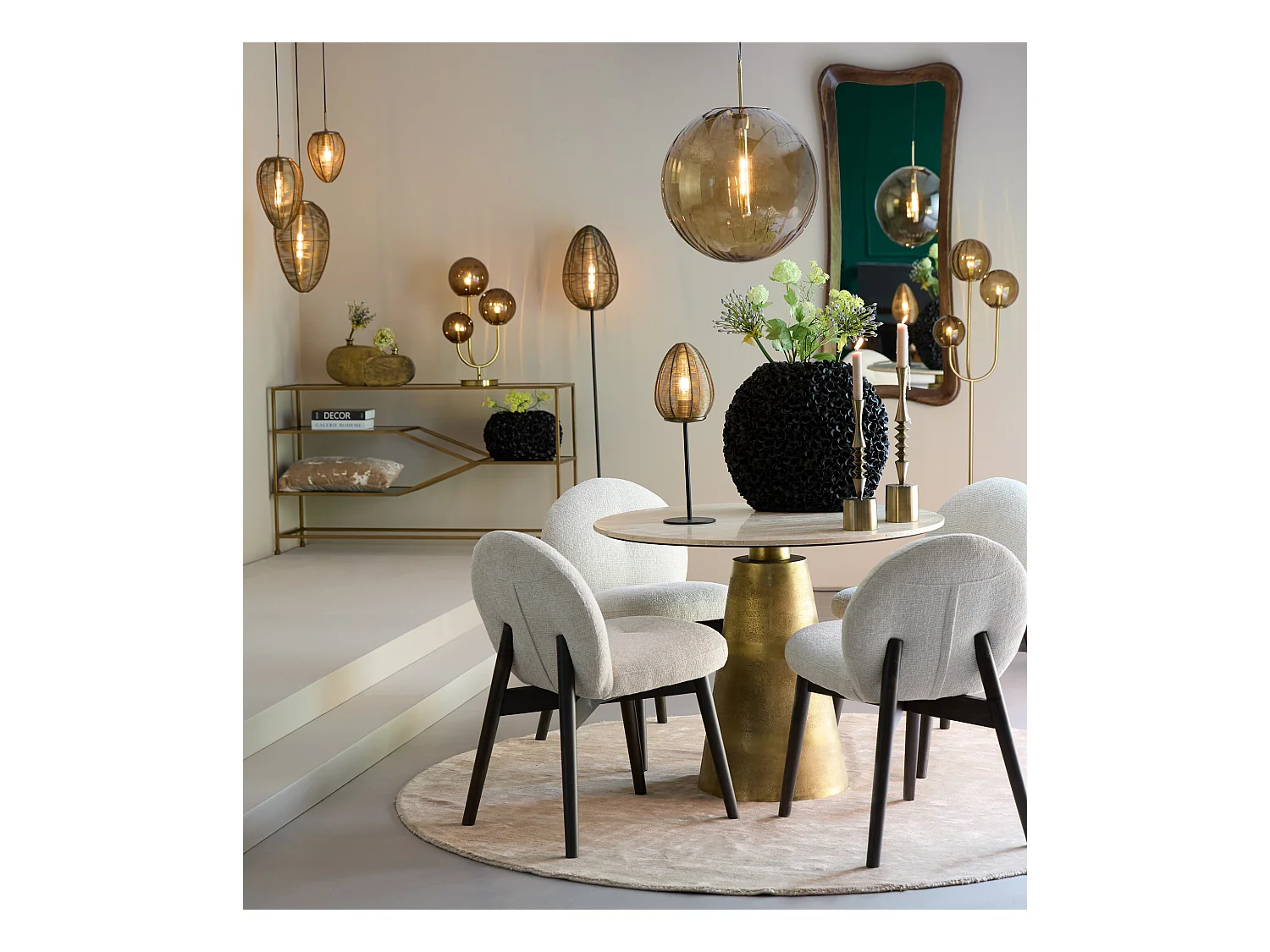 Miroir ALAMOS - 68x6x160cm - Marron