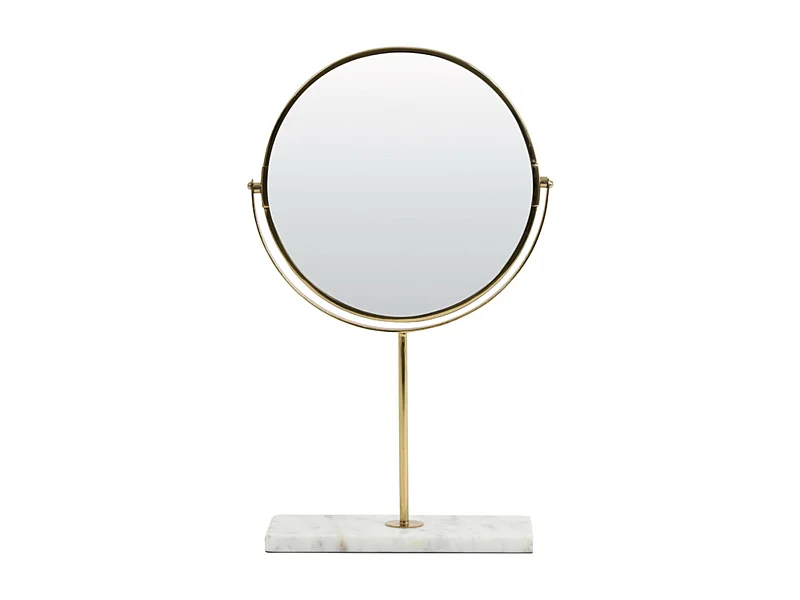 Miroir RIESCO - 24x9x40,5cm - Blanc