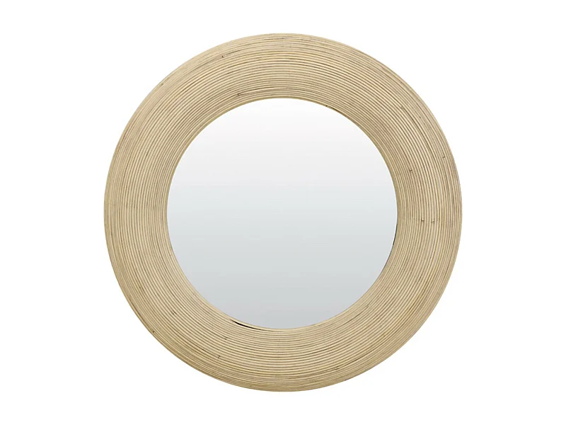 Spiegel PIEDRE - 71x4,5x71cm - Braun