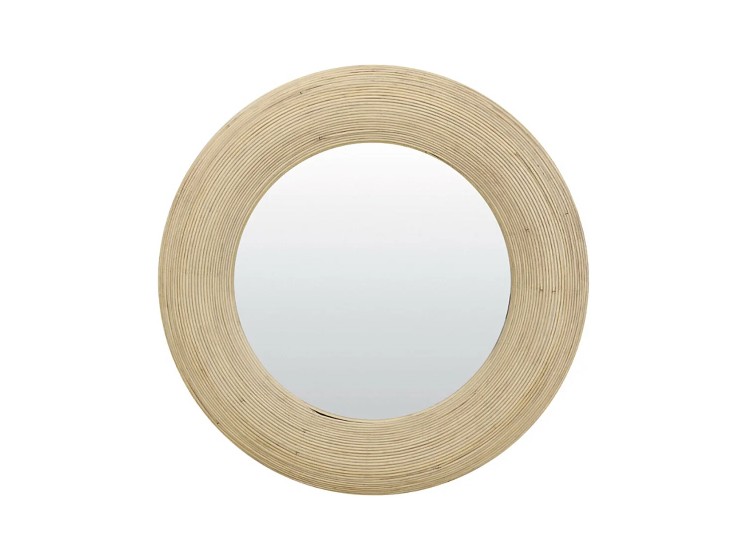 Spiegel PIEDRE - 71x4,5x71cm - Braun