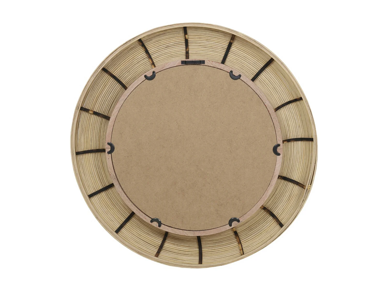 Spiegel PIEDRE - 71x4,5x71cm - Braun