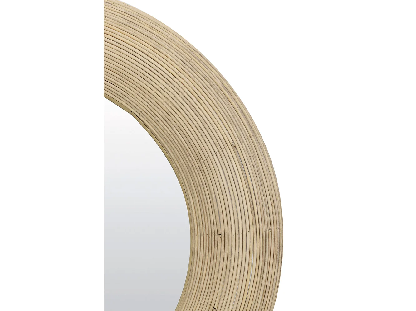 Spiegel PIEDRE - 71x4,5x71cm - Braun