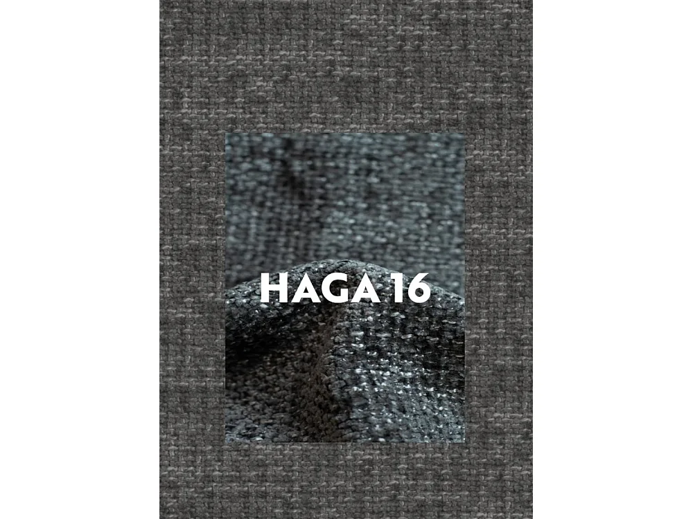 Sofagarnitur 2+1+1 Couchgarnitur serie Grand stilvol, Stoff Haga Graphit