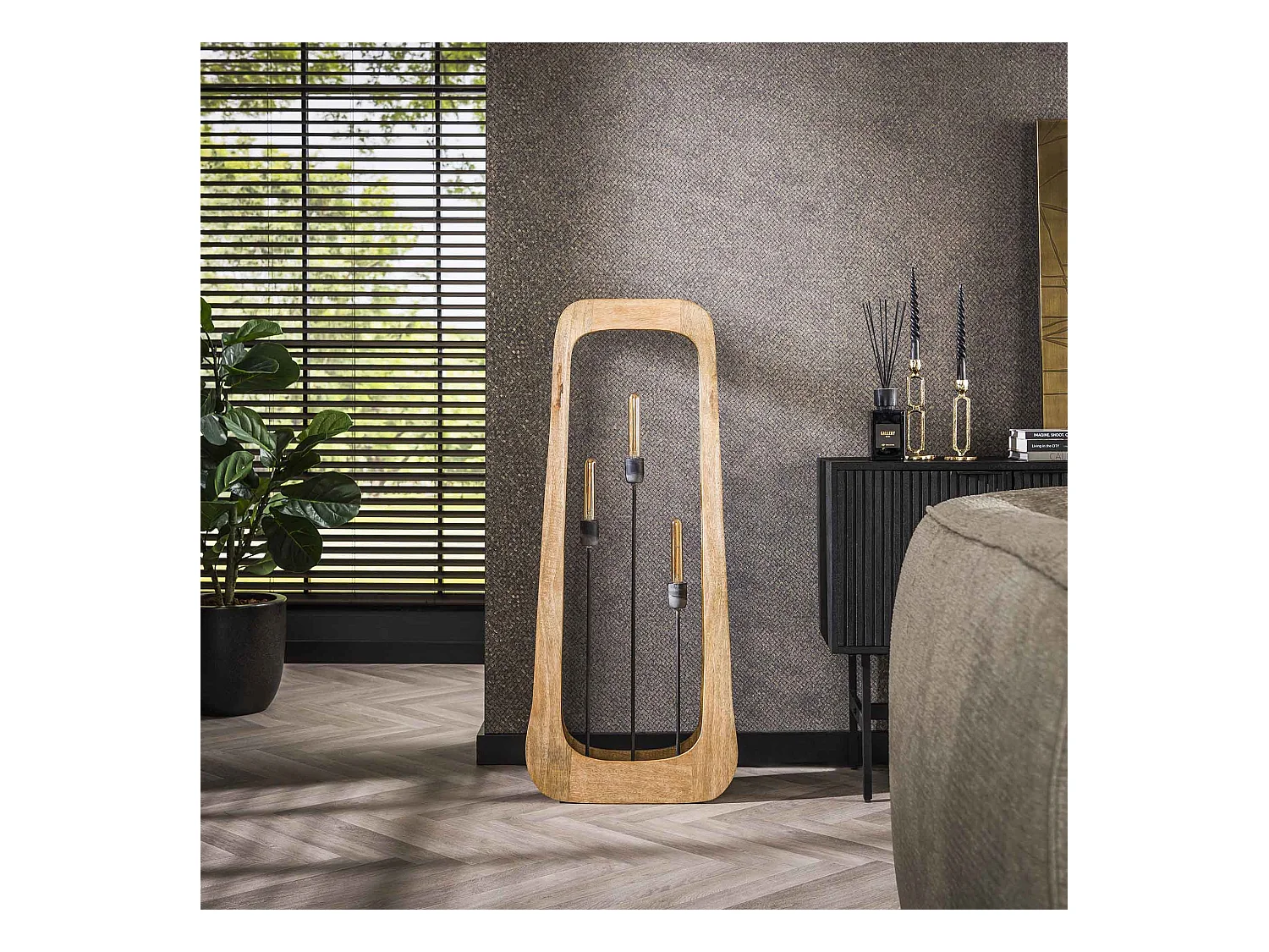 Lampadaire 3L Bray - Manguier massif naturel