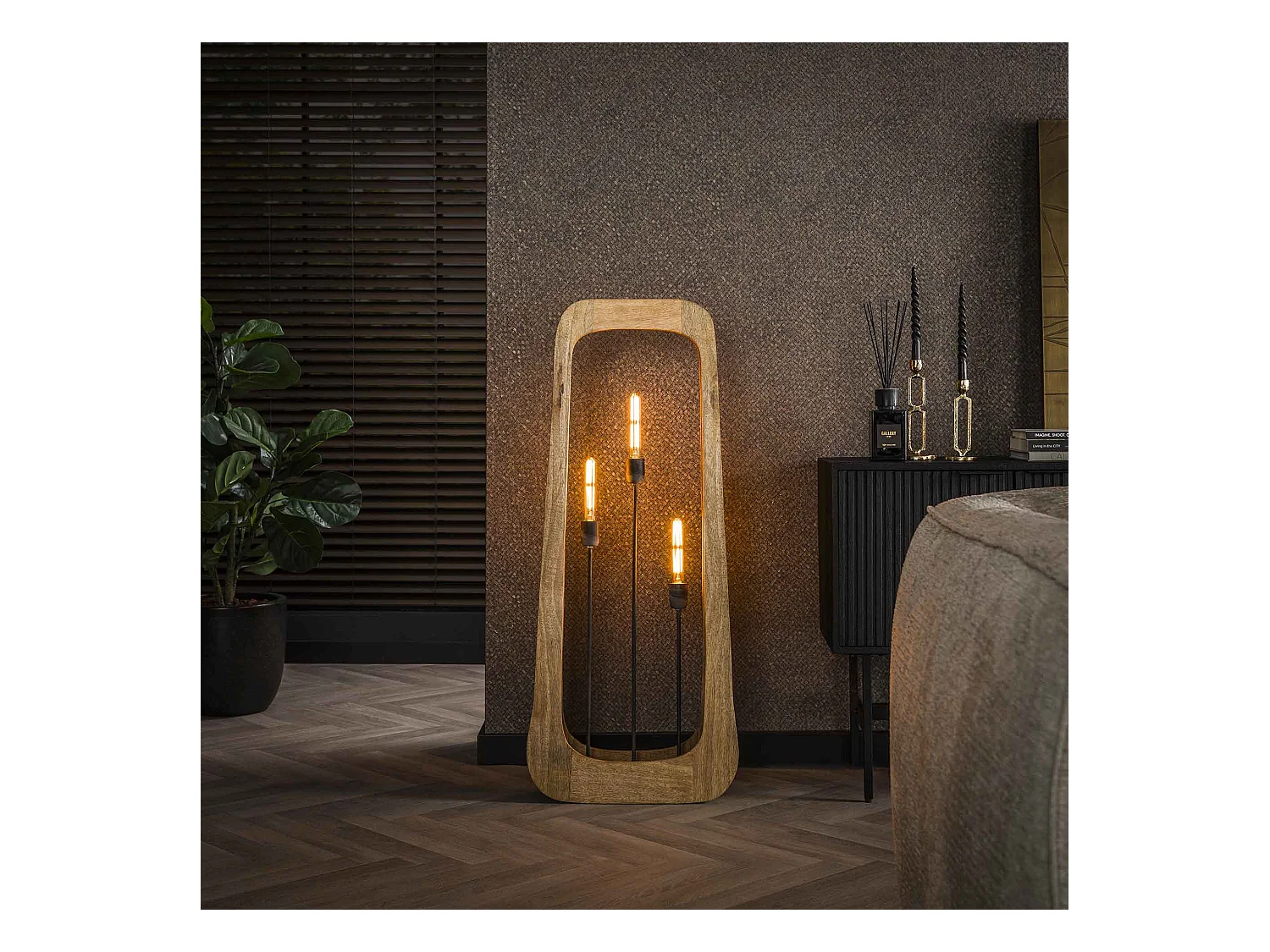 Lampadaire 3L Bray - Manguier massif naturel