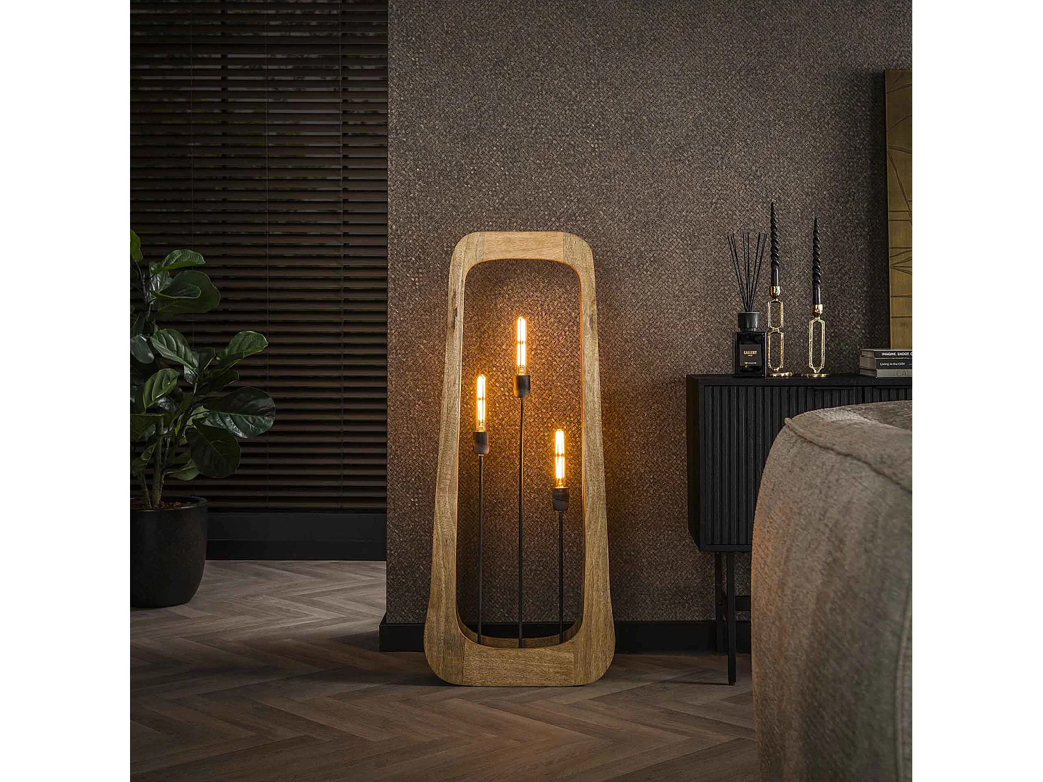 Lampadaire 3L Bray - Manguier massif naturel