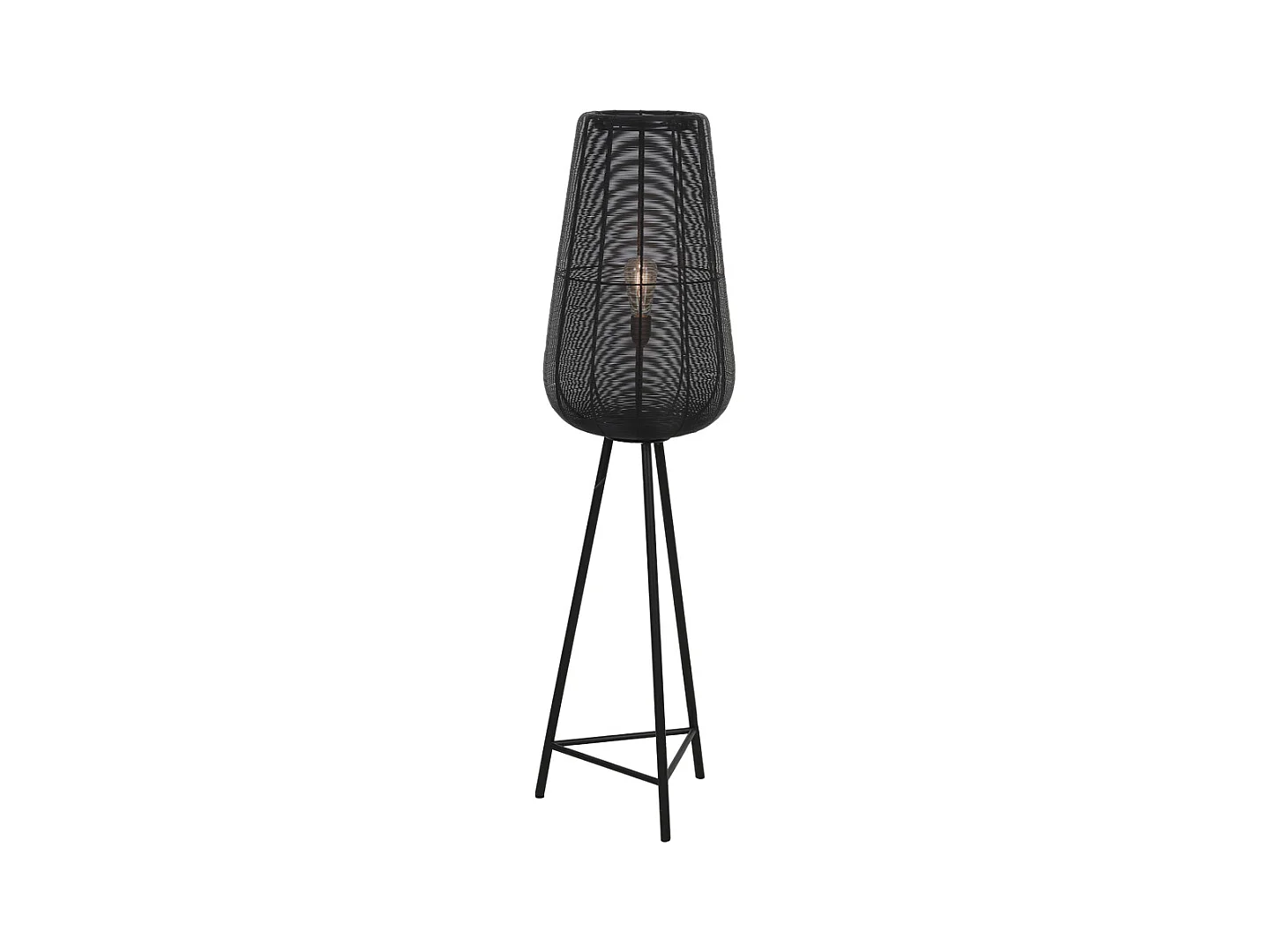 Lampadaire ADETA - Ø37x135cm - Noir