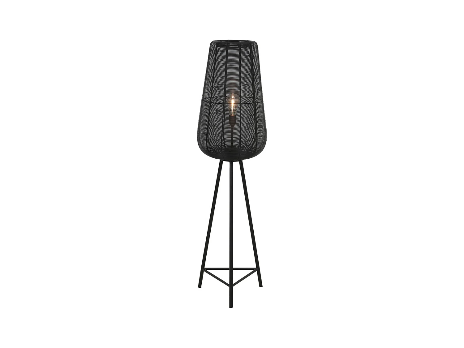 Lampadaire ADETA - Ø37x135cm - Noir