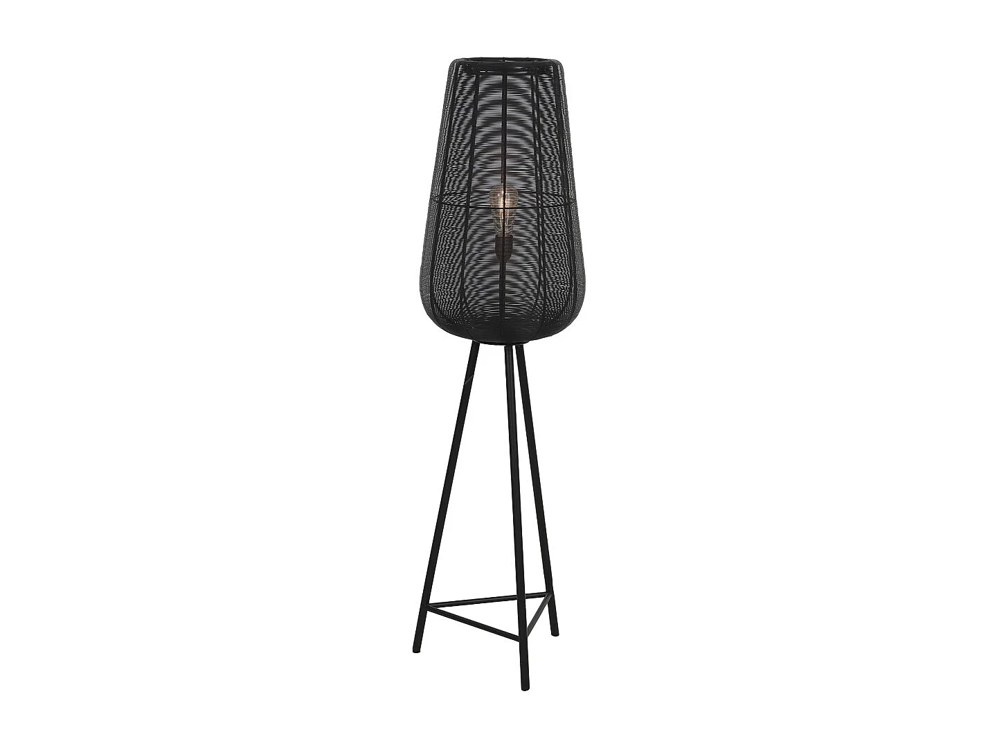 Lampadaire ADETA - Ø37x135cm - Noir
