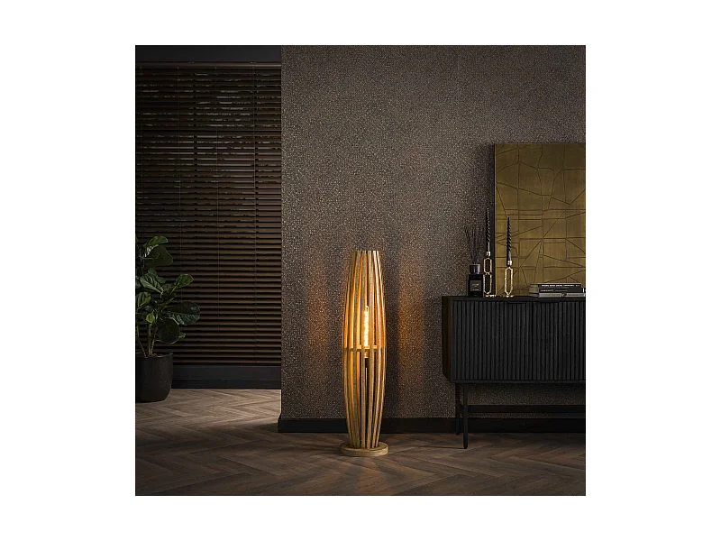 Stehleuchte Orbit 2L - Massiv Mango Natur - M