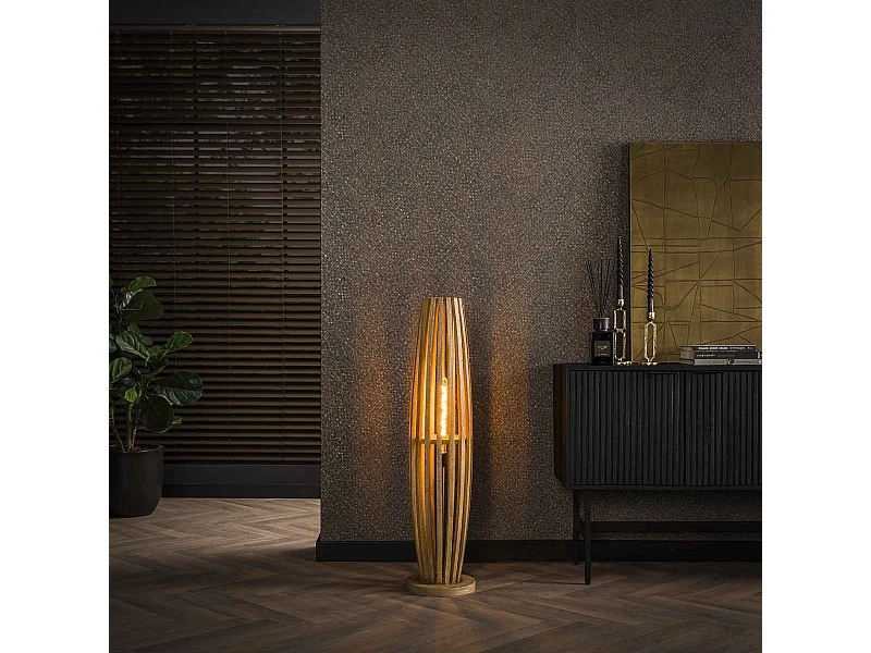 Lampadaire Orbit 2L - Mangue massif naturel - M