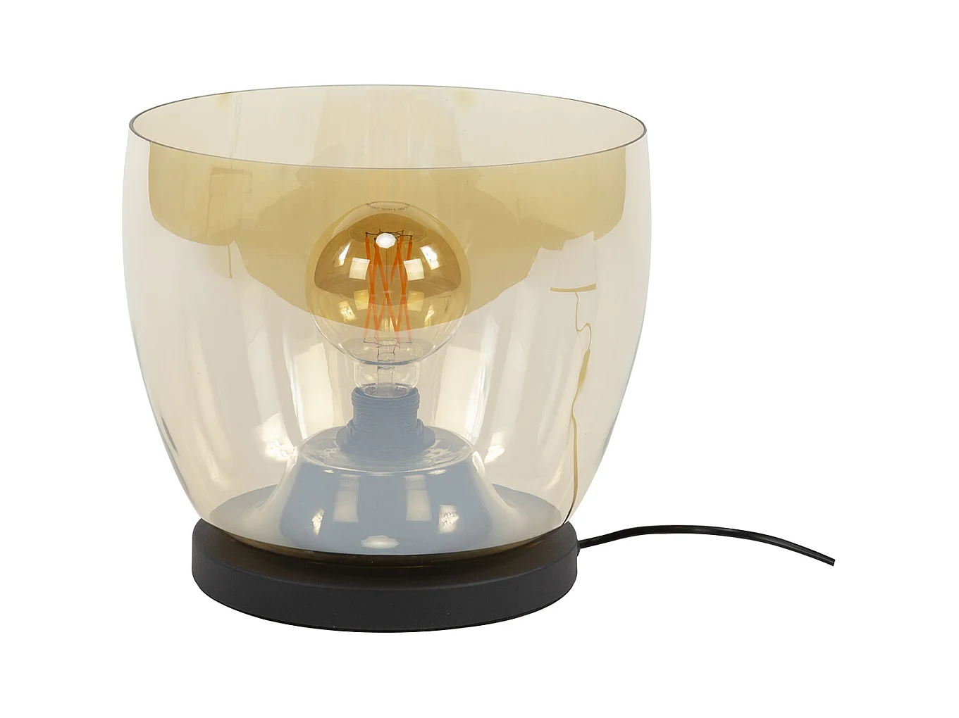 Lampadaire UP L - Verre ambré - Ø29