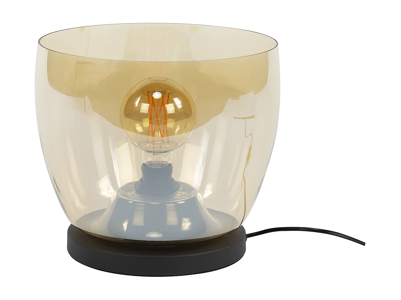 Lampadaire UP L - Verre ambré - Ø29