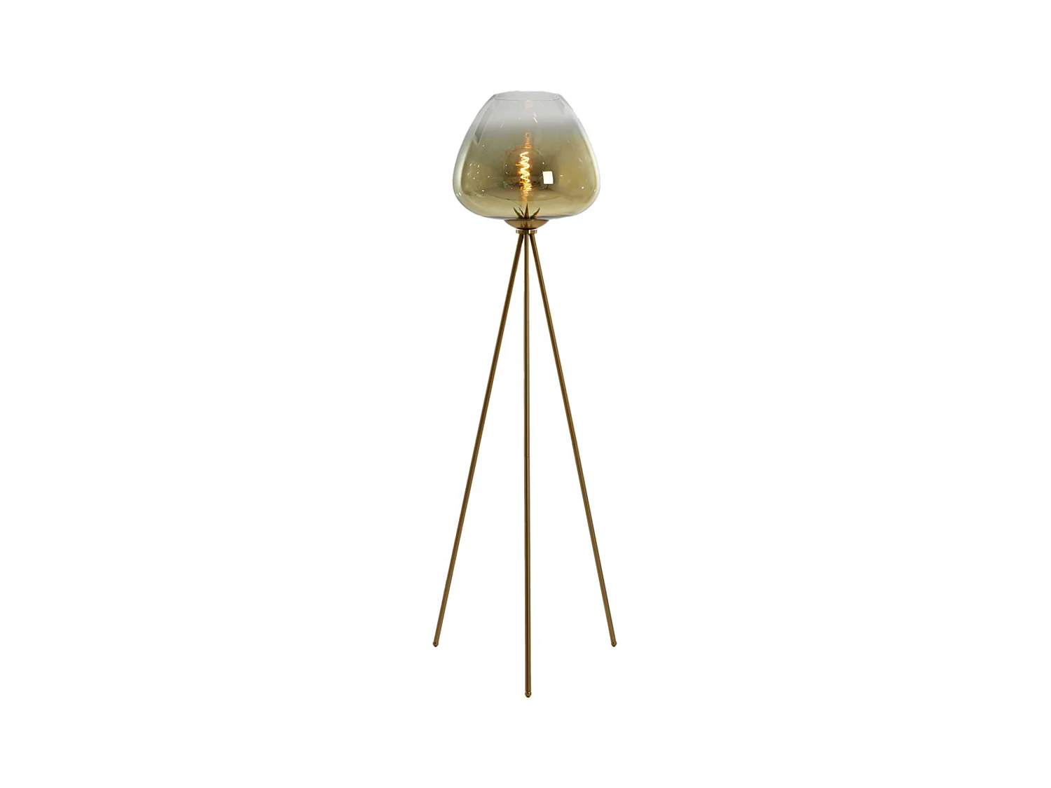 Vloerlamp MAYSON - Ø42x146cm - Goud