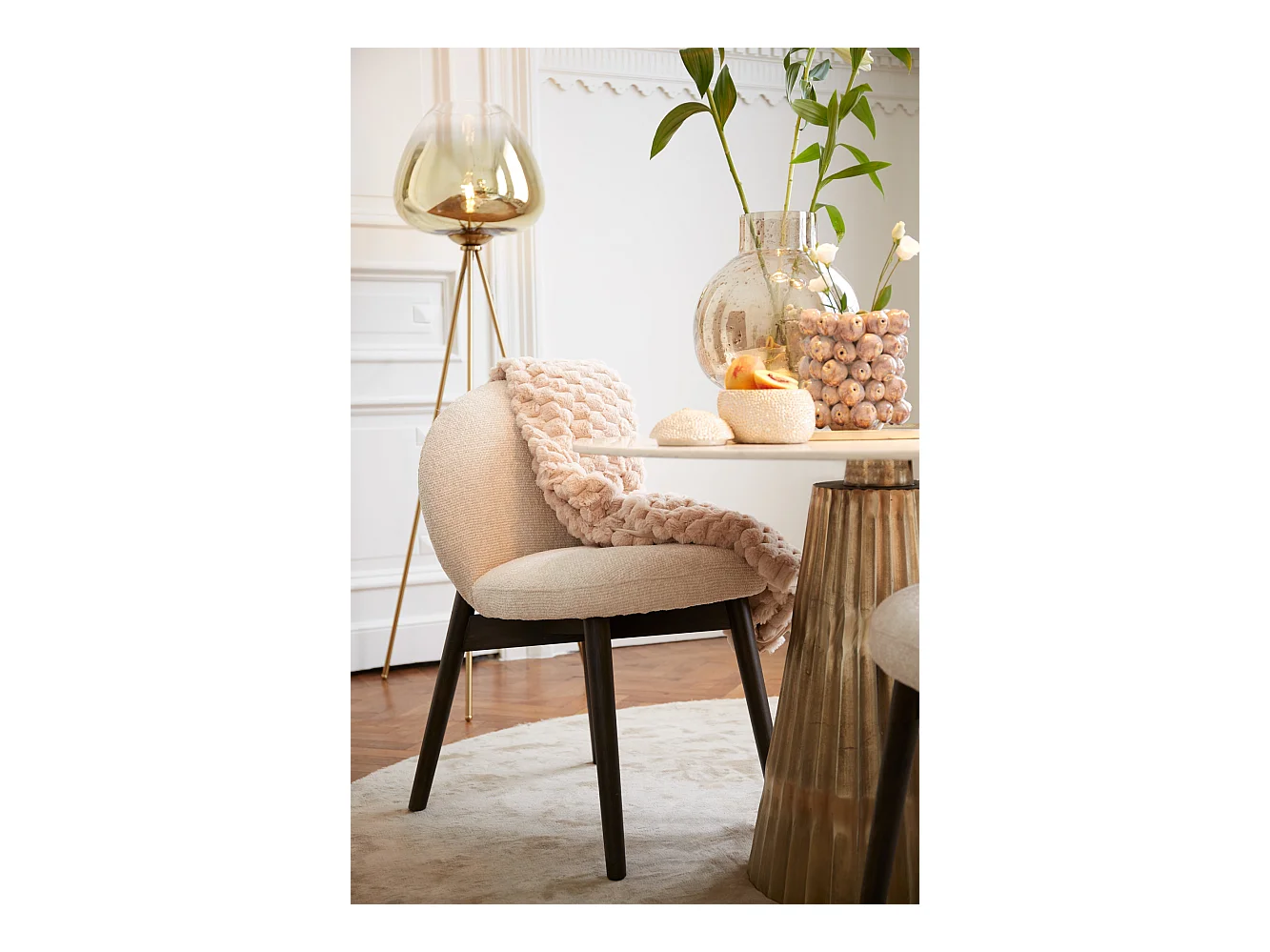 Vloerlamp MAYSON - Ø42x146cm - Goud