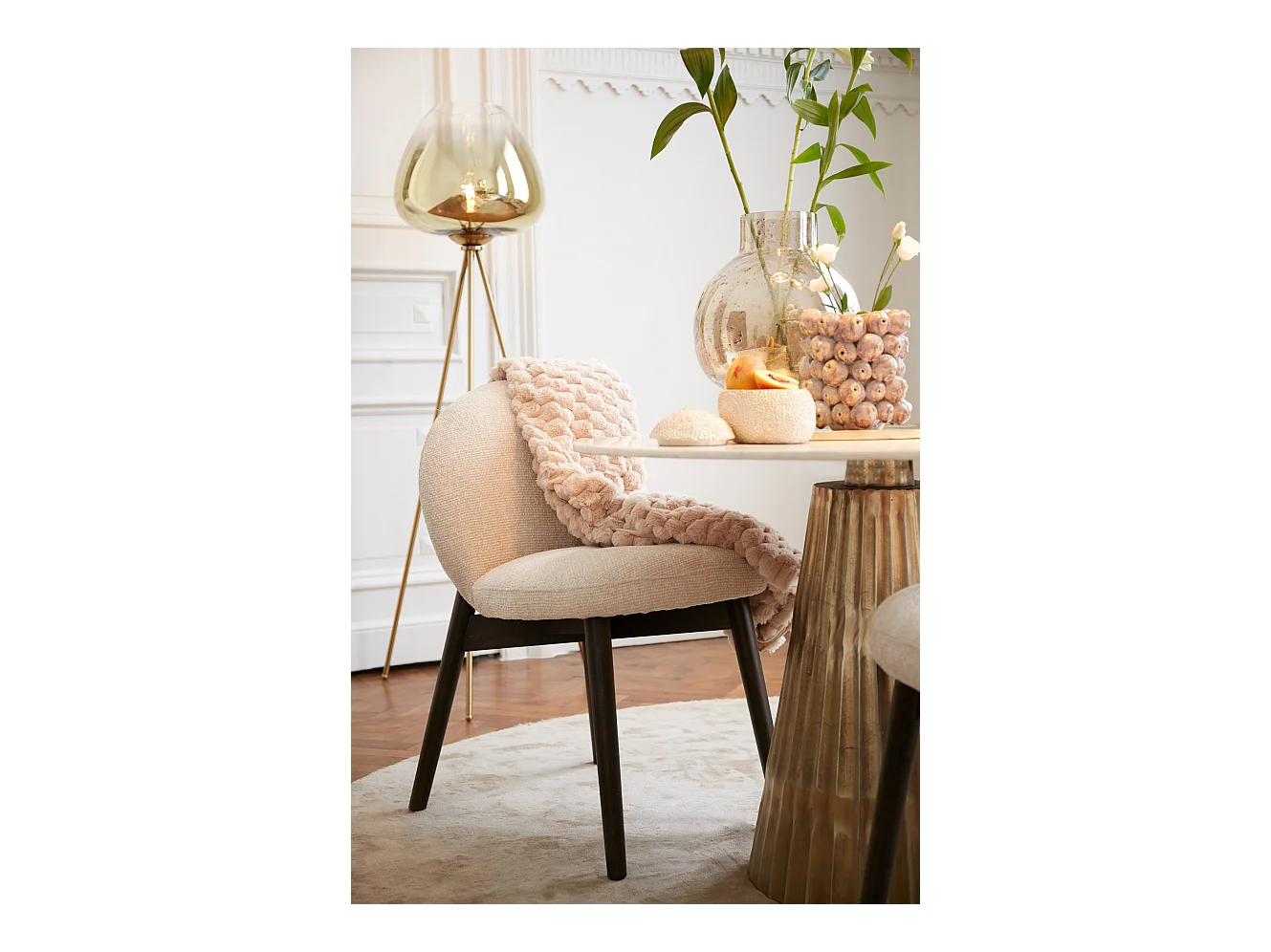 Vloerlamp MAYSON - Ø42x146cm - Goud