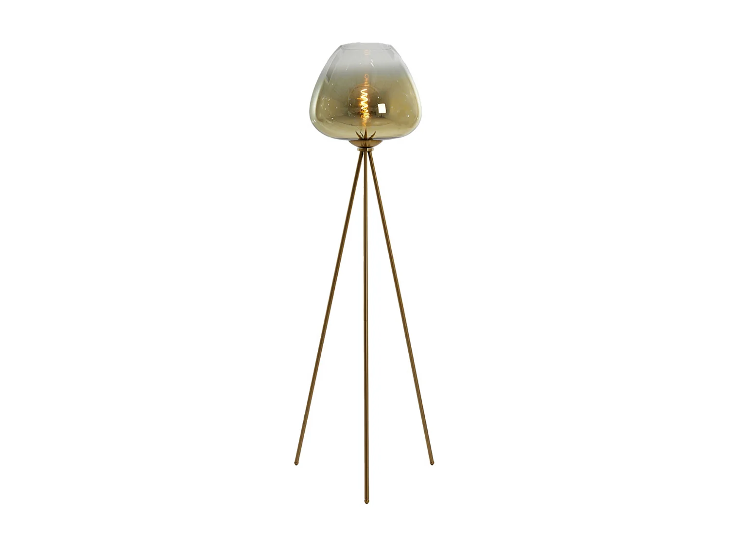 Vloerlamp MAYSON - Ø42x146cm - Goud