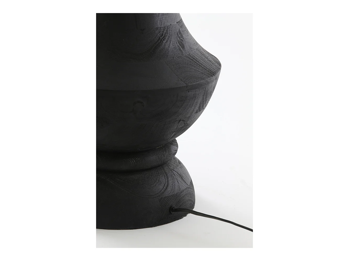 Lampadaire NICOLO - Ø30x130cm - Noir