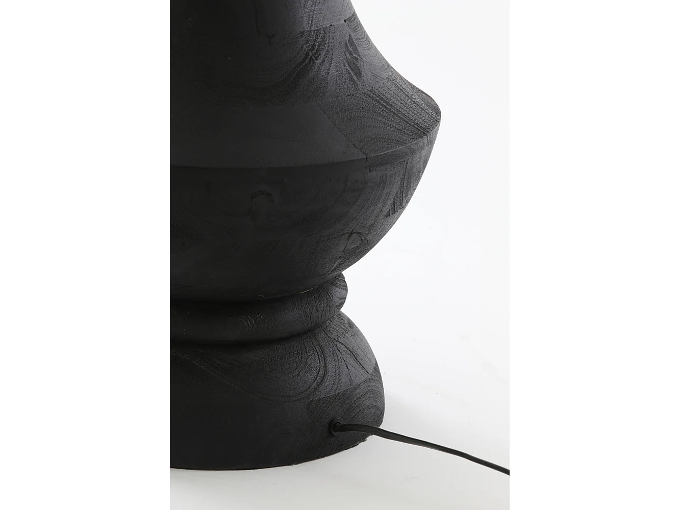 Lampadaire NICOLO - Ø30x130cm - Noir