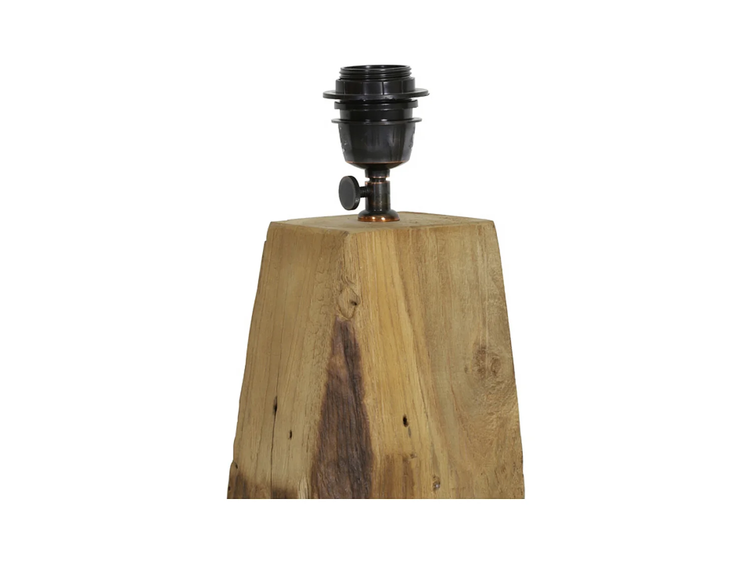 Lampadaire KARLOVO - Ø35x144cm - Marron