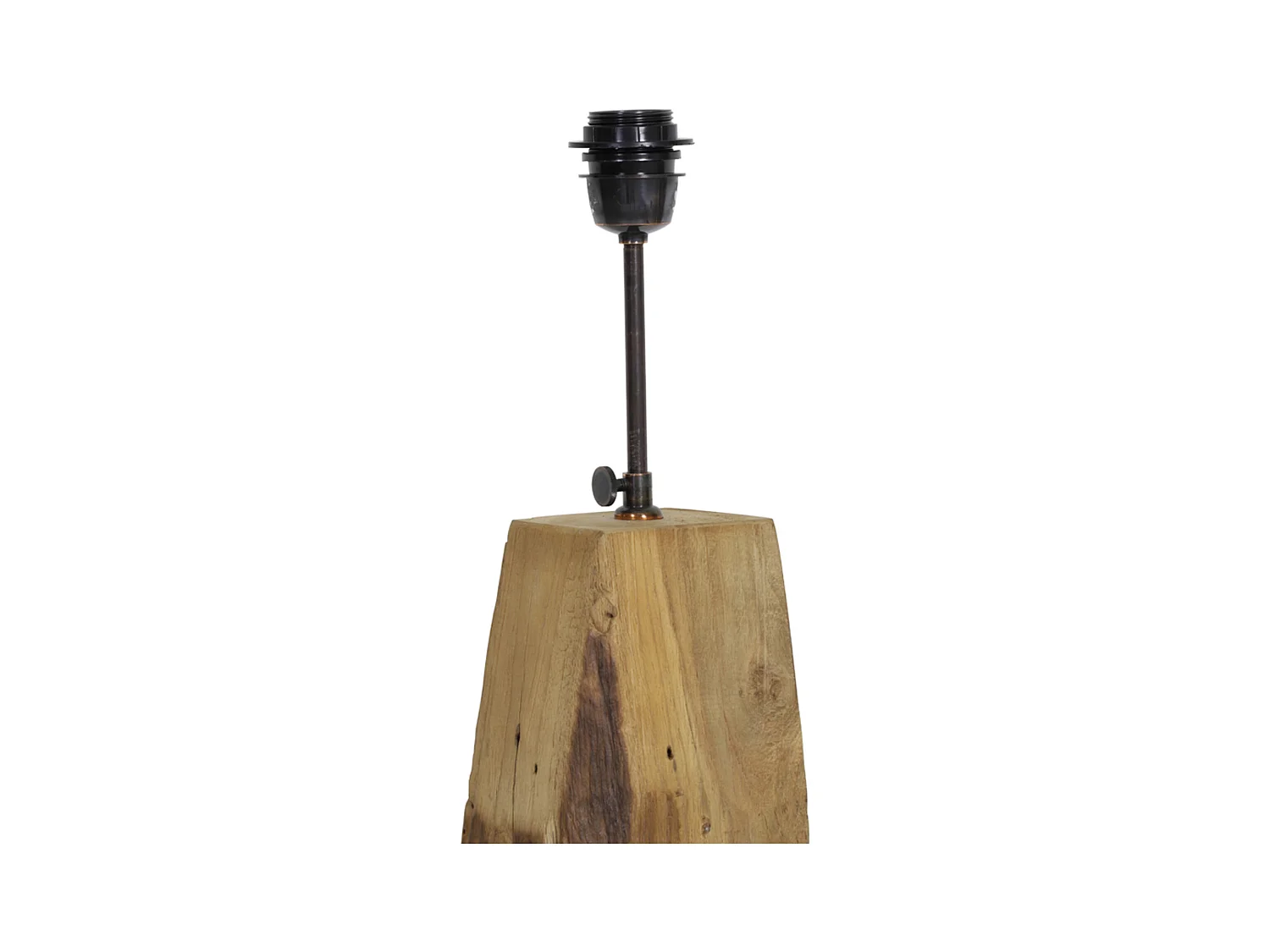 Lampadaire KARLOVO - Ø35x144cm - Marron