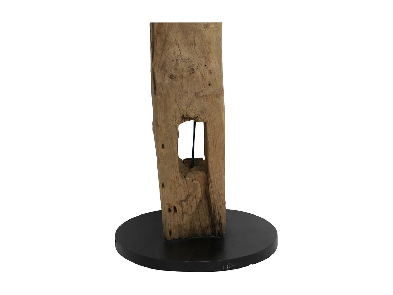 Lampadaire KARLOVO - Ø35x144cm - Marron