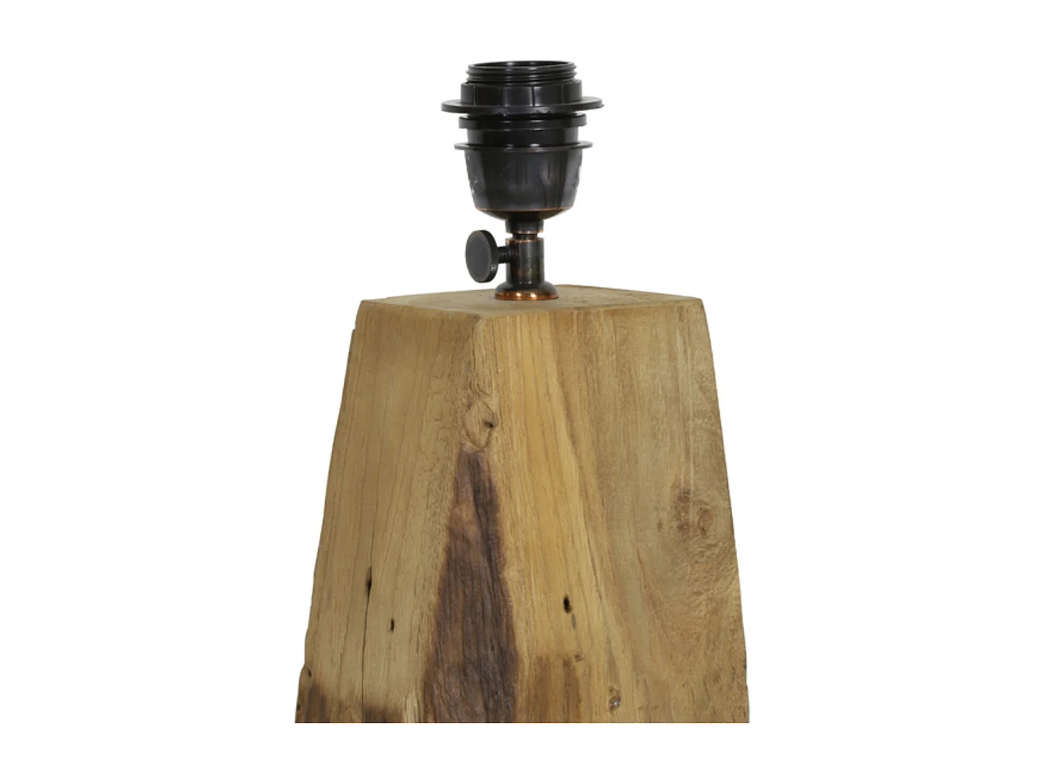 Lampadaire KARLOVO - Ø35x144cm - Marron