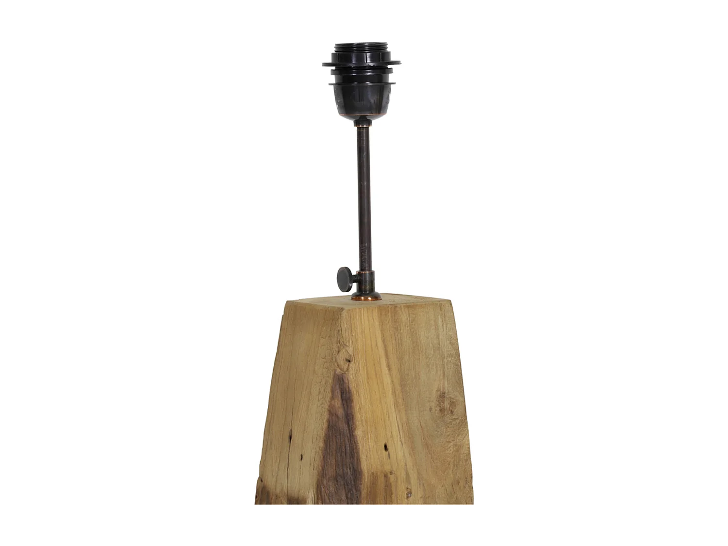 Lampadaire KARLOVO - Ø35x144cm - Marron