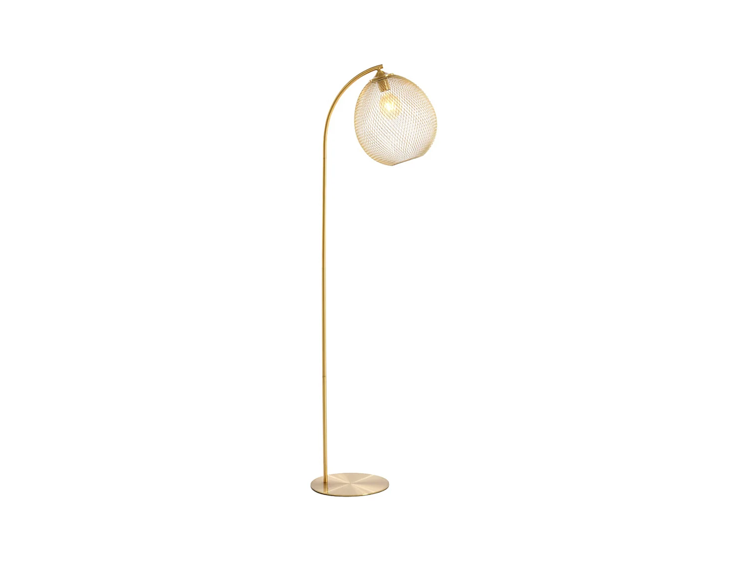 Lampadaire MOROC - Ø30x160cm - Doré