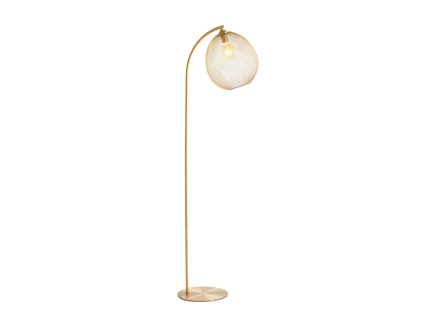 Lampadaire MOROC - Ø30x160cm - Doré