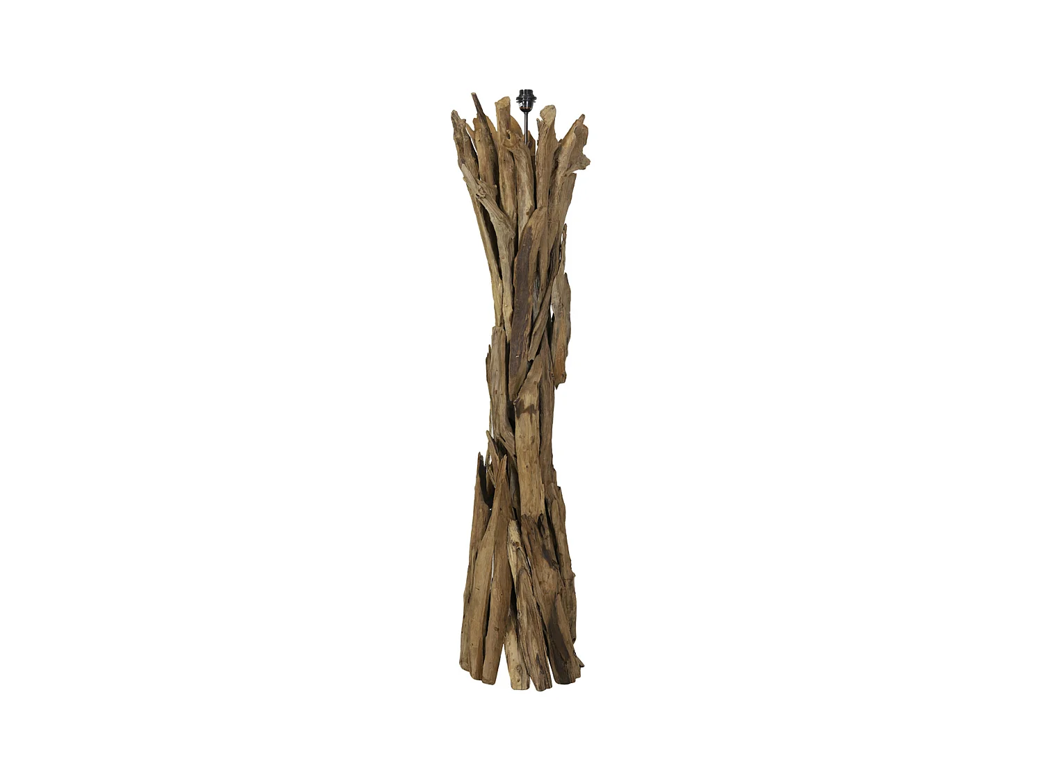 Lampadaire MARGRET - Ø45x165cm - Marron