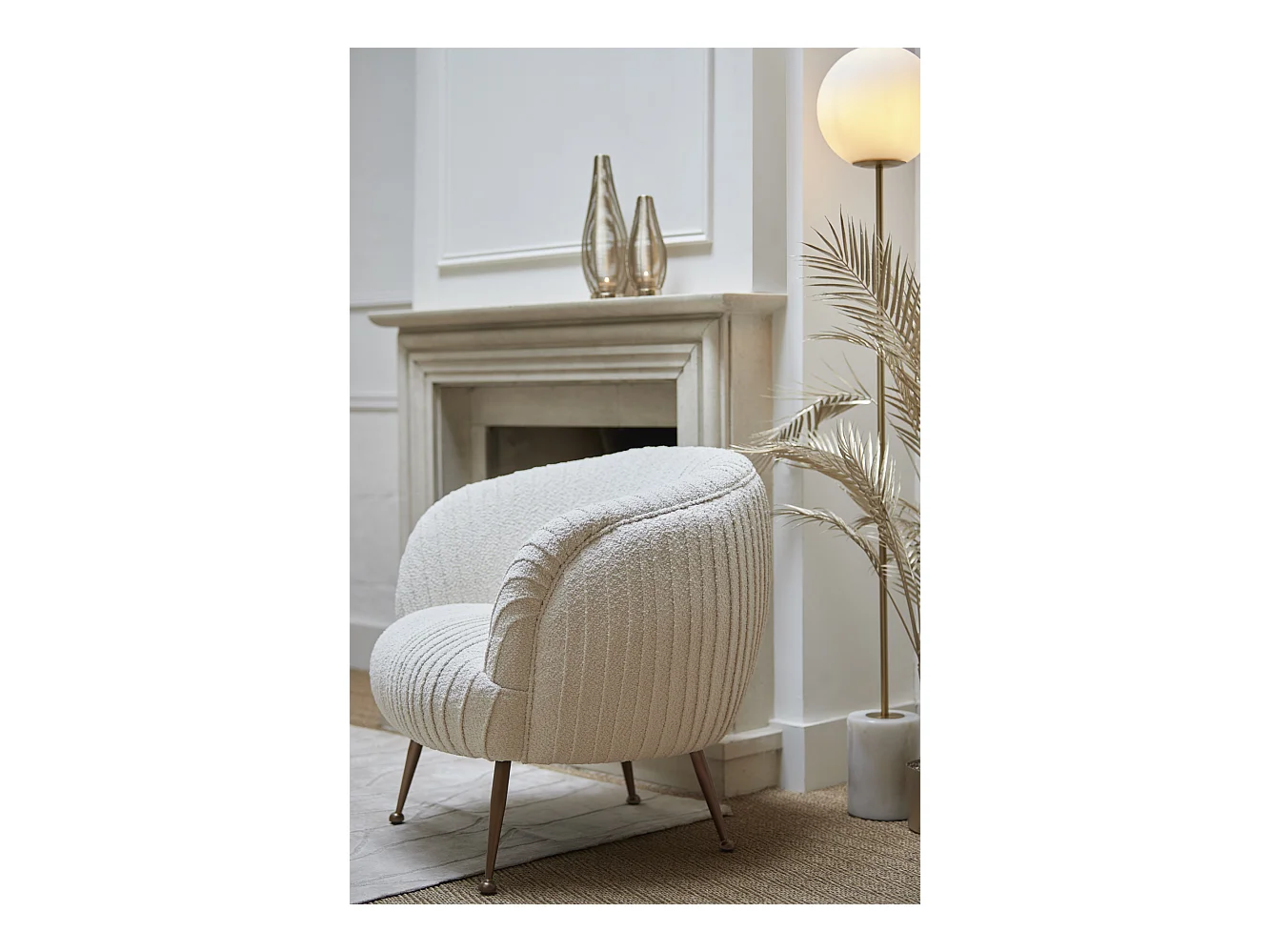 Lampadaire MEDINA - Ø25x156cm - Blanc