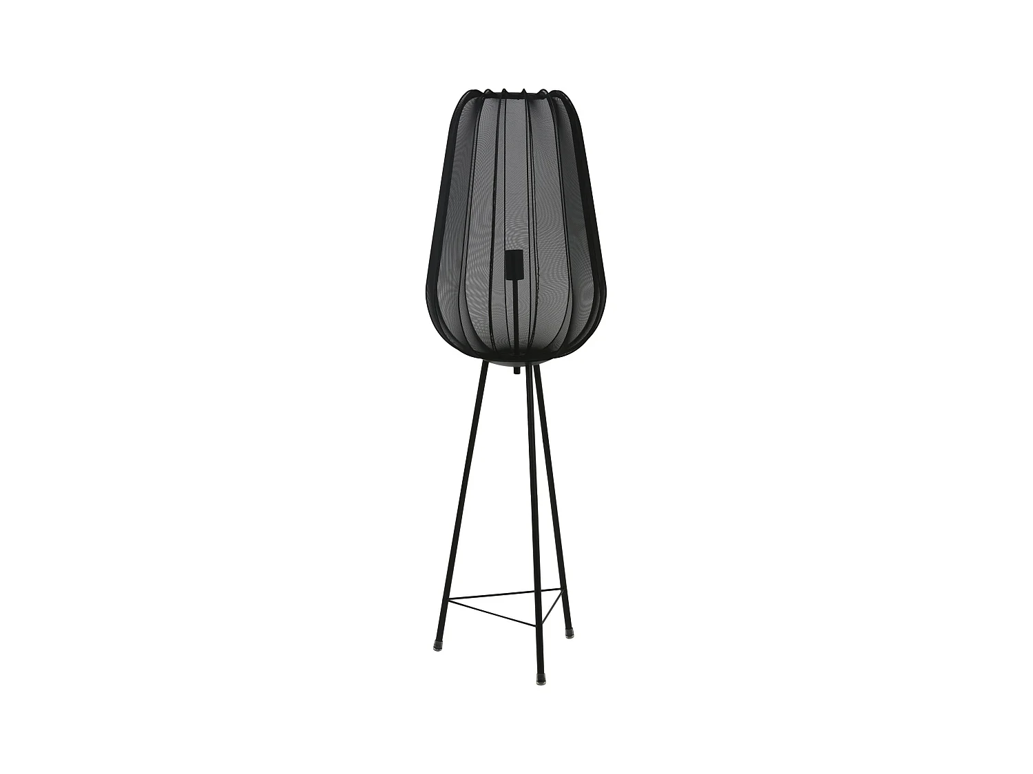 Stehleuchte PLUMERIA - 42x42x132cm - Schwarz