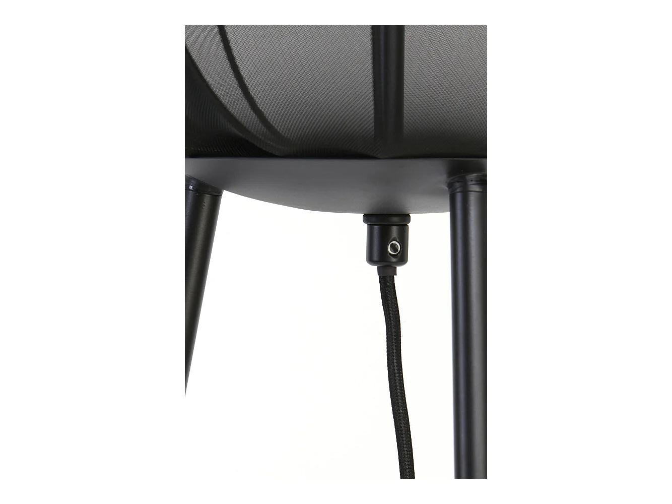 Stehleuchte PLUMERIA - 42x42x132cm - Schwarz