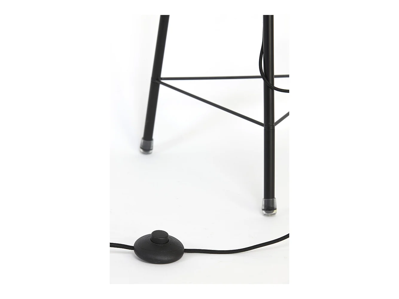 Stehleuchte PLUMERIA - 42x42x132cm - Schwarz