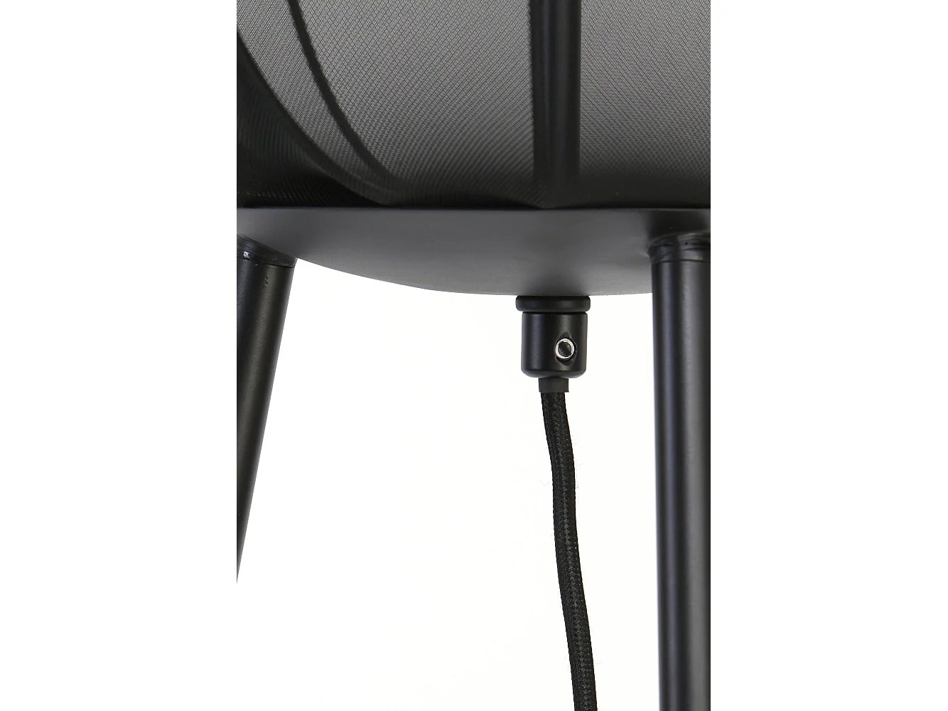 Lampadaire PLUMERIA - 42x42x132cm - Noir