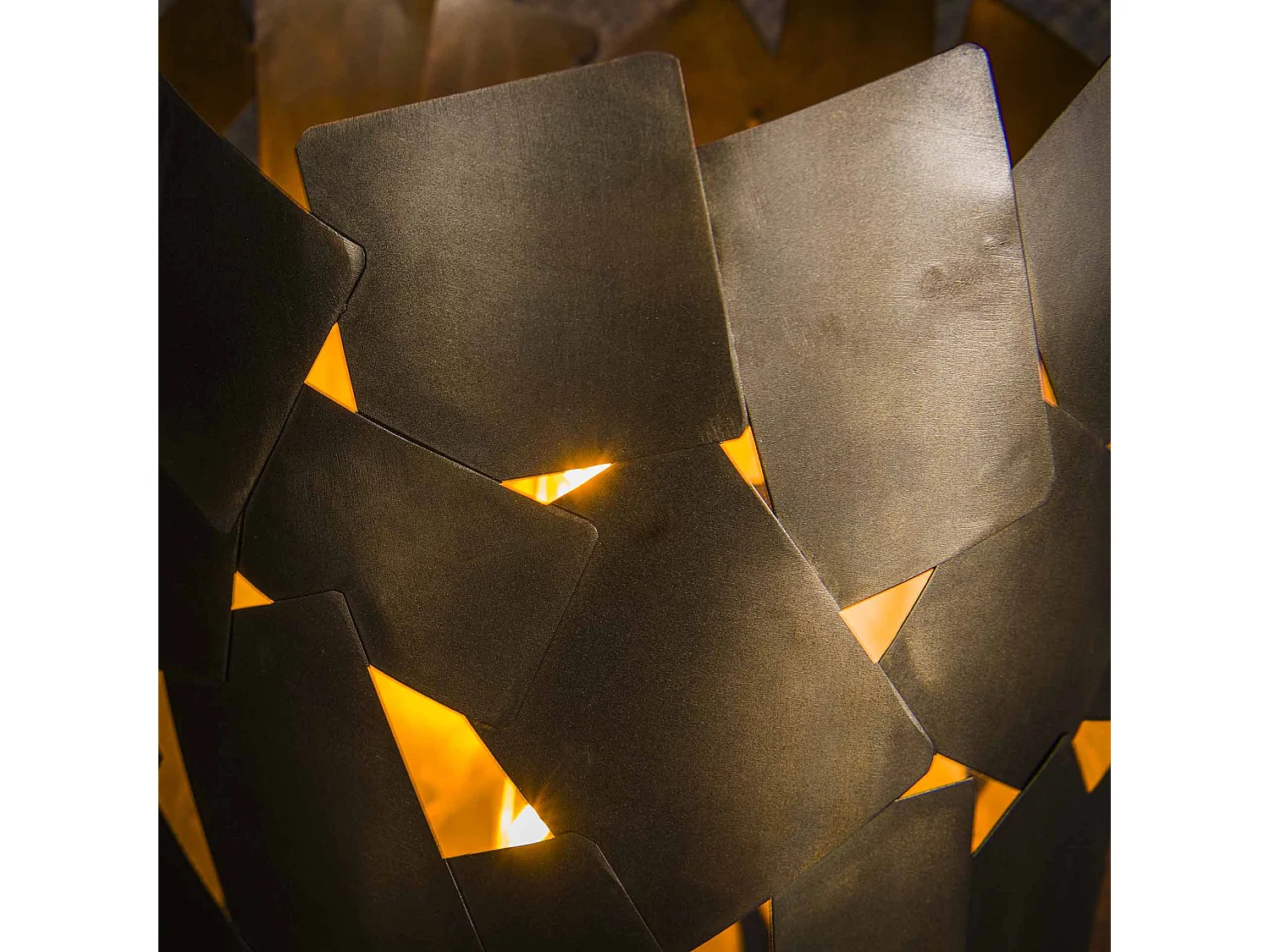 Vloerlamp Patch Cylinder - Brons Antiek