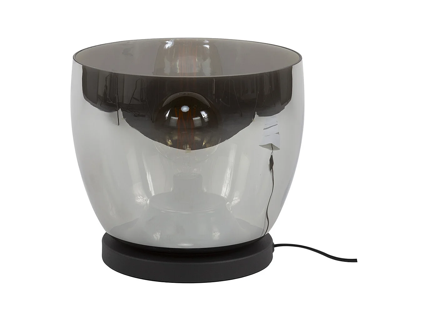 Lampadaire UP L - Verre Gris Fumé - Ø29