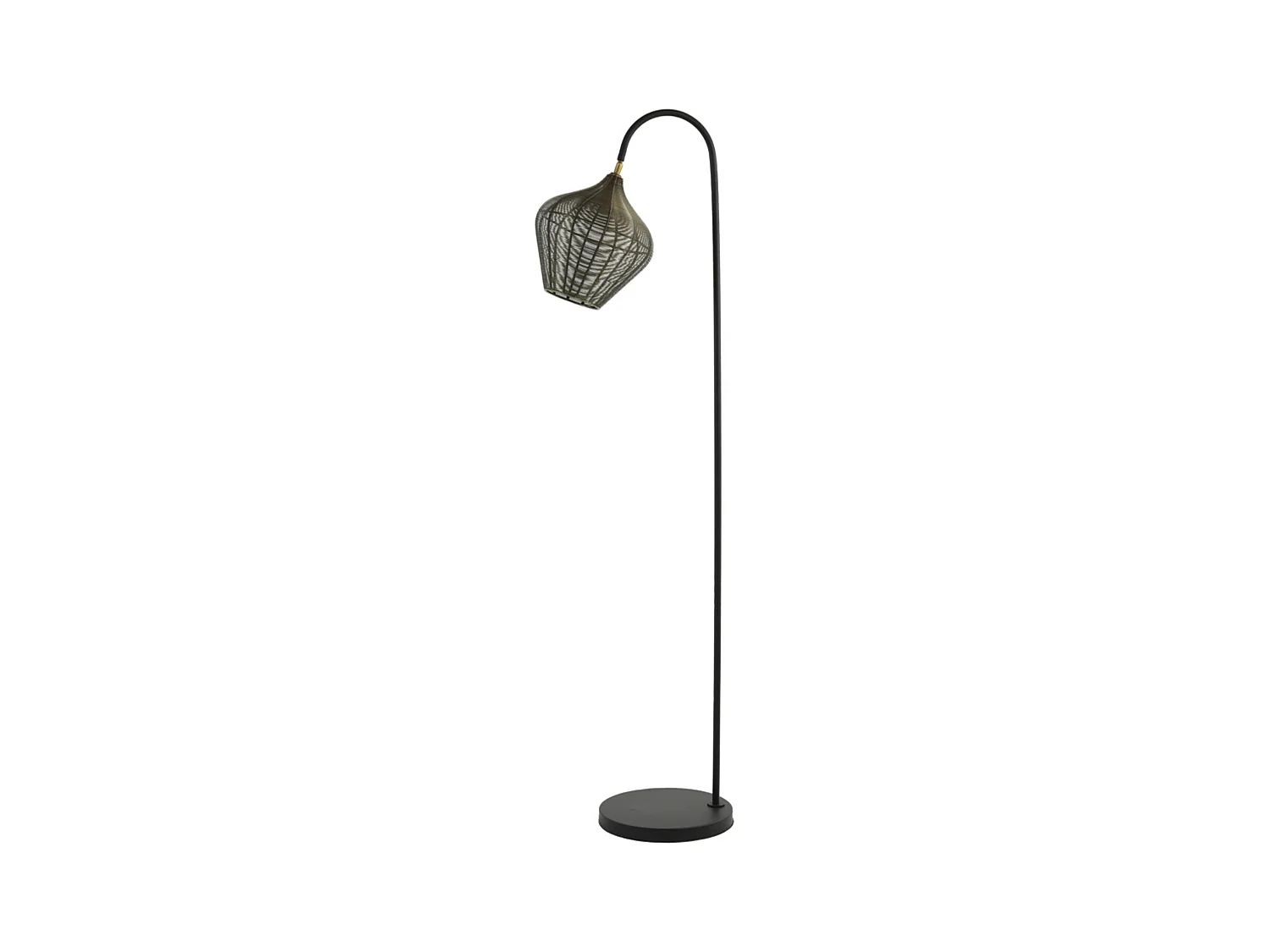 Lampadaire ALVARO - 35x30x160cm - Bronze