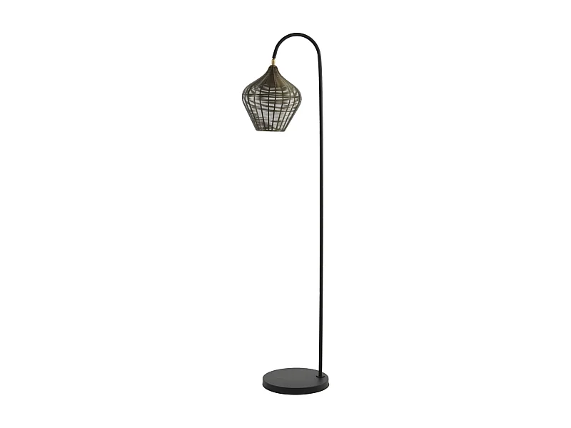 Vloerlamp ALVARO - 35x30x160cm - Brons